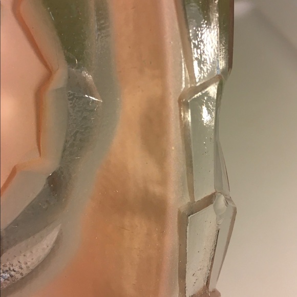 Vintage Frosted Pink Ceiling Light Shade - Picture 10 of 12